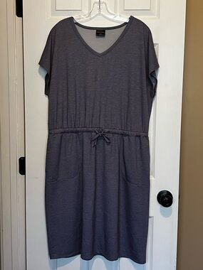 32 degrees ladies short sleeve dress 32 Degrees Women's Casual T-Shirt Dress, Light Blue, XS